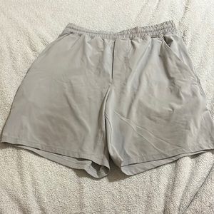 gray lulu lemon mens shorts